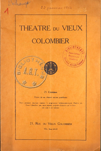 Les programmes de Théatre de l\